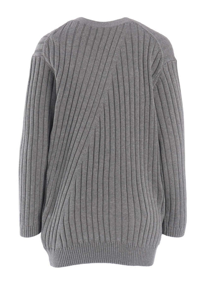 RIB KNIT CARDIGAN