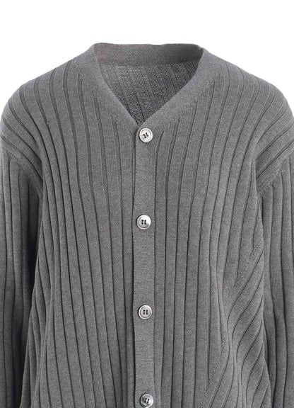 RIB KNIT CARDIGAN