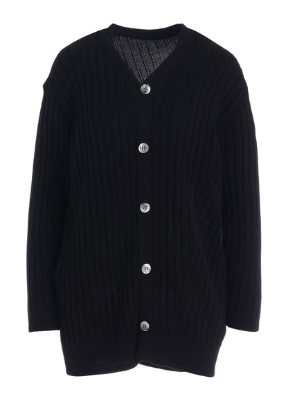 RIB KNIT CARDIGAN