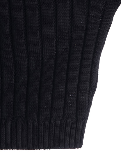 RIB KNIT PULLOVER