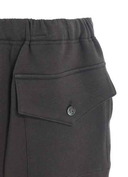 COTTON FLEECE FLAP POCKET PANTS