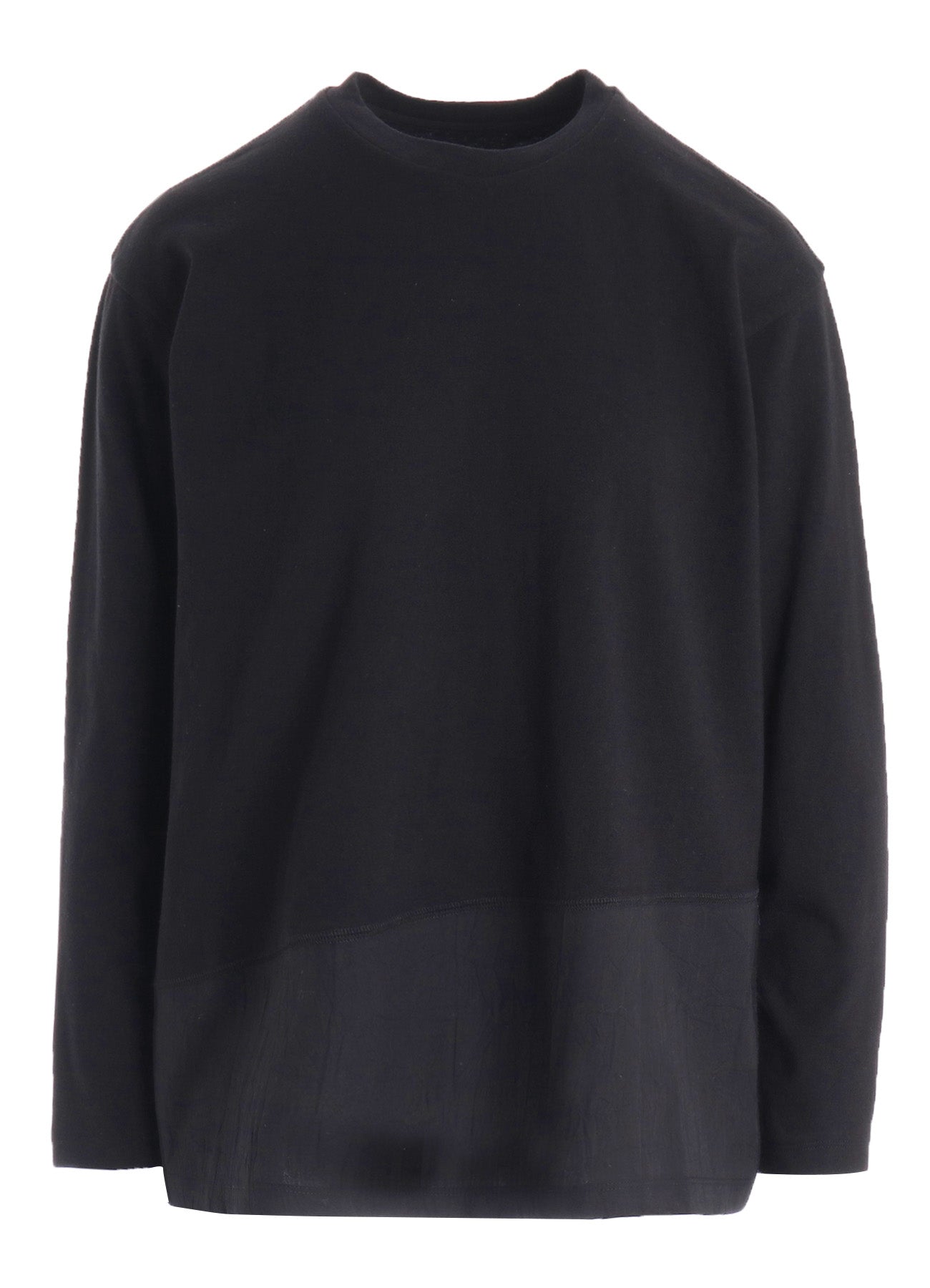 COTTON RAYON JERSEY PULLOVER SHIRT (L)