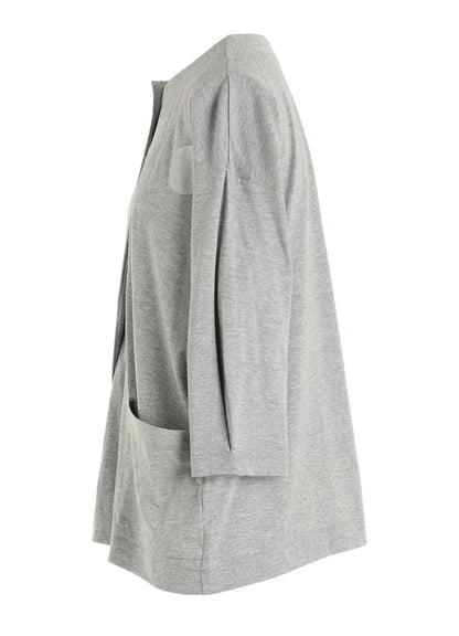 40/1 COTTON RAYON JERSEY DOT PRINT CARDIGAN