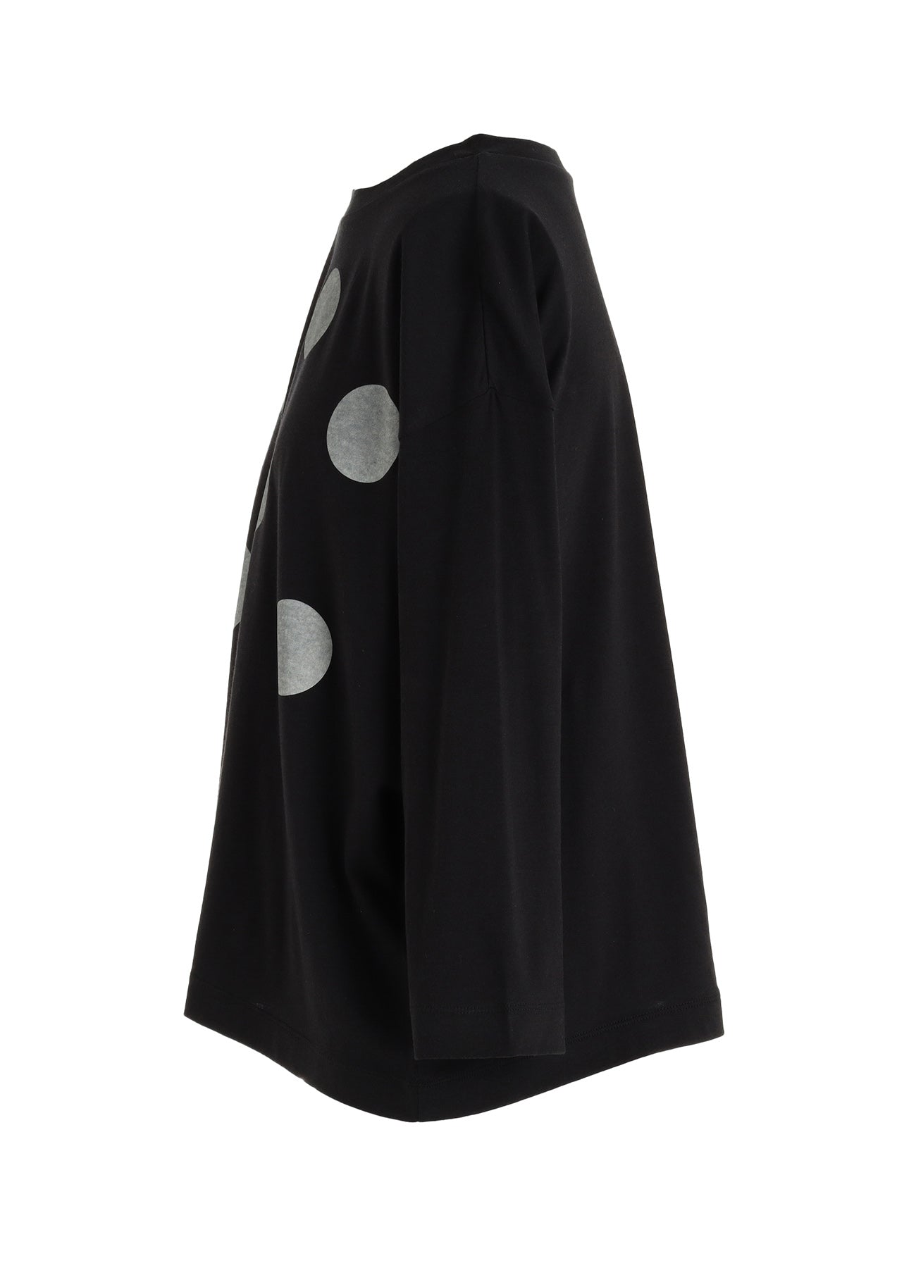 40/1 COTTON RAYON JERSEY DOT PRINT 3/4 SLEEVE SHIRT