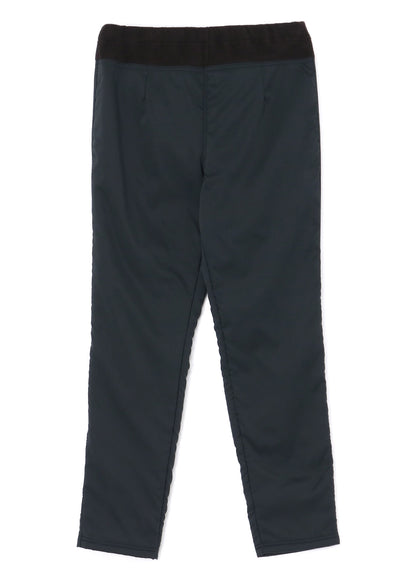 TAFFETA + FLEECE SLIM PANTS