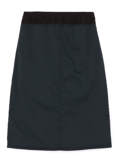 TAFFETA + FLEECE SKIRT
