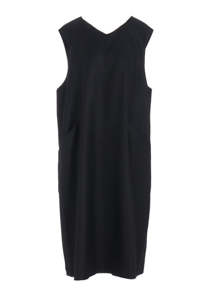 WOOL TWILL JUMPER DRESS