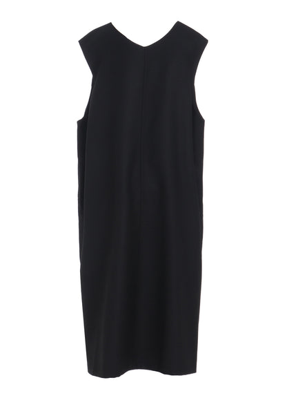 WOOL TWILL JUMPER DRESS