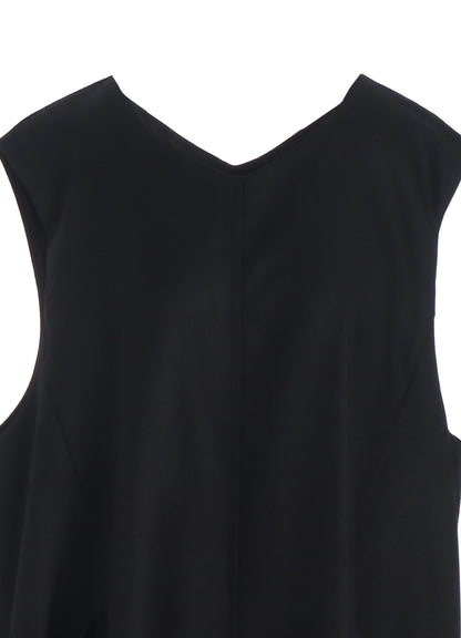 WOOL TWILL JUMPER DRESS