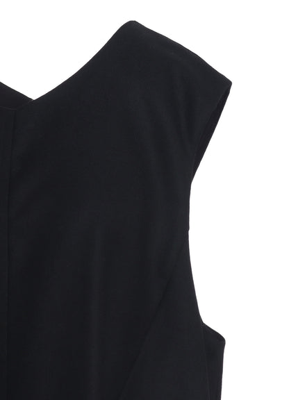 WOOL TWILL JUMPER DRESS