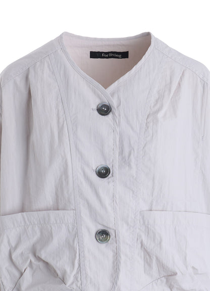 NYLON WASHER SHORT JACKET