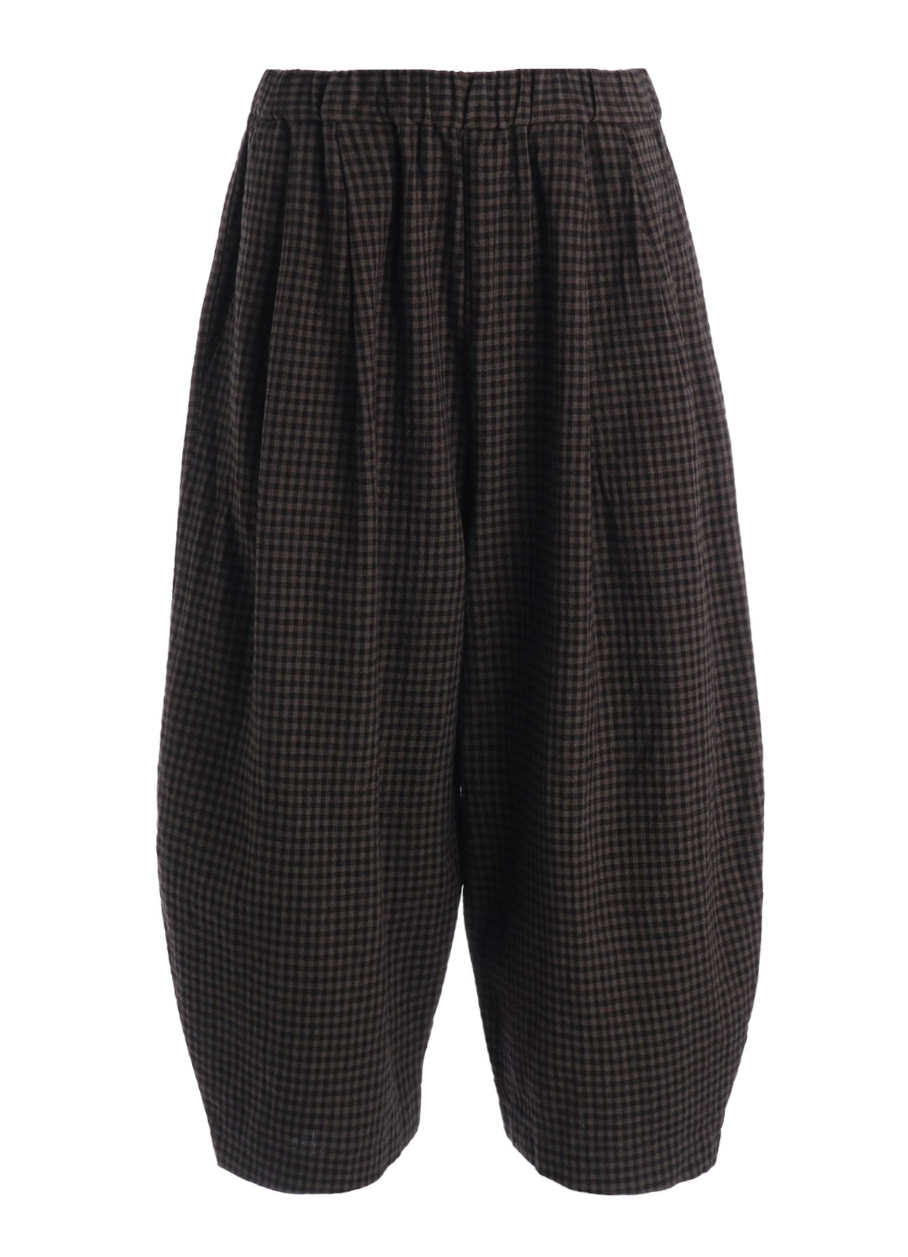 COTTON LINEN TUCK PANTS