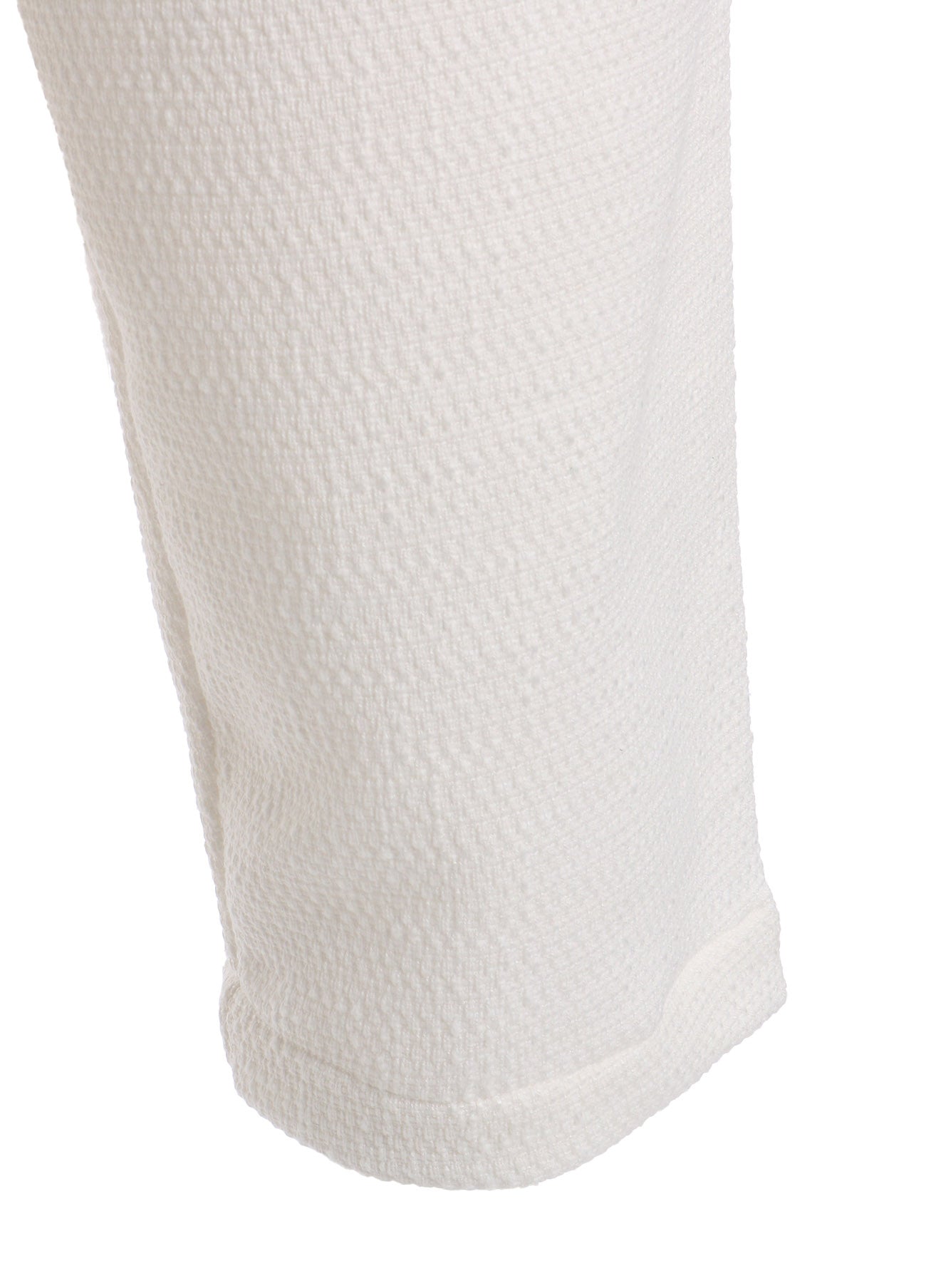 SLUB STRETCH TUCK PANTS