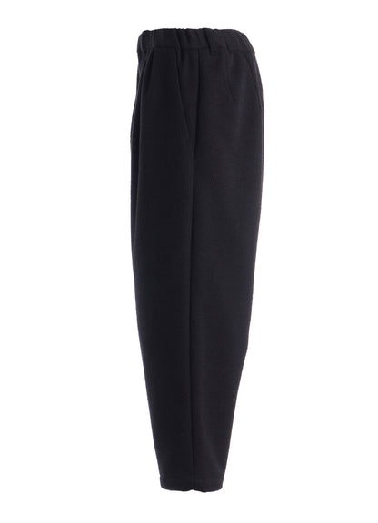 SLUB STRETCH TUCK PANTS