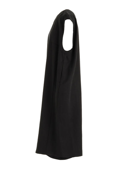 CELLULOSE TWILL JUMPER DRESS