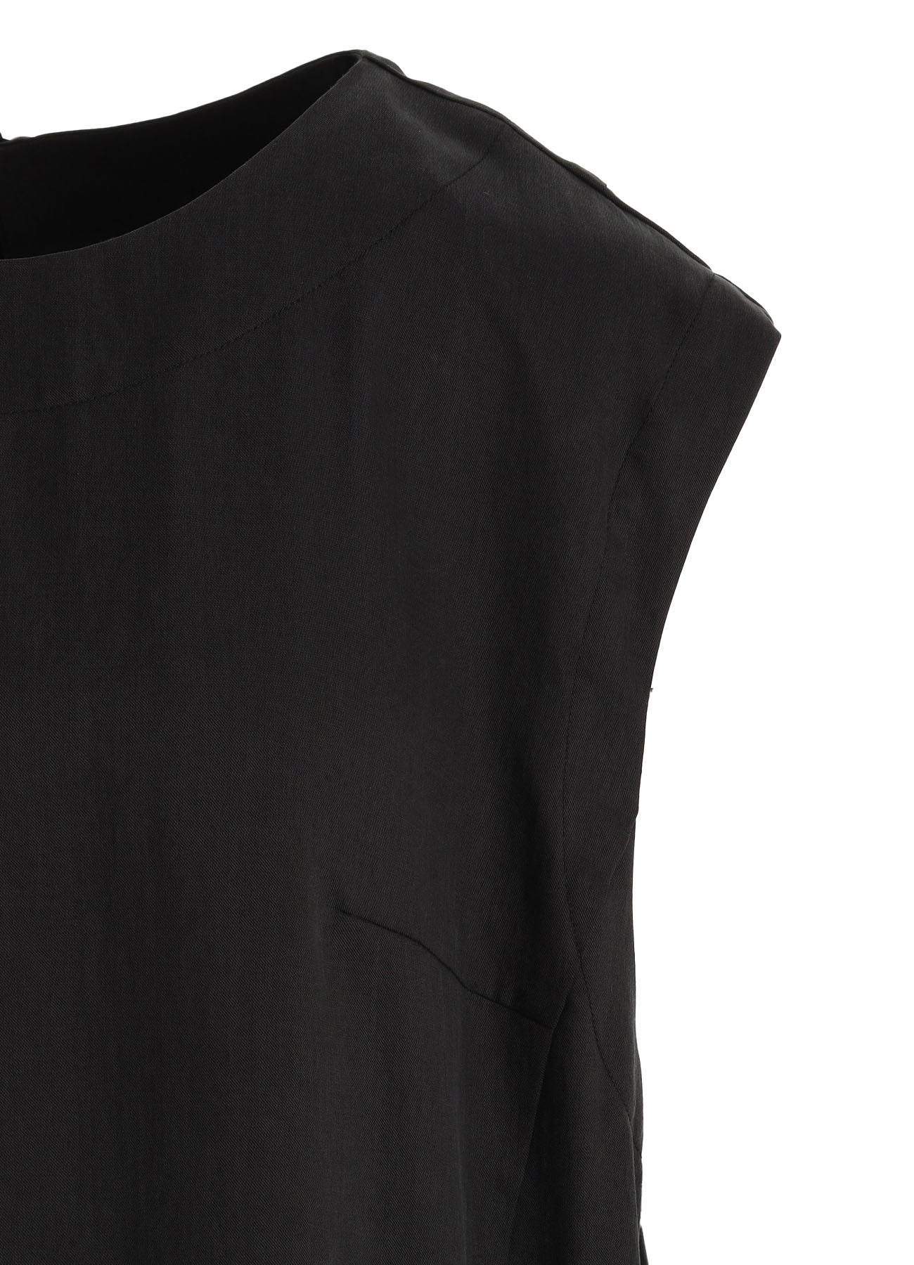 CELLULOSE TWILL JUMPER DRESS