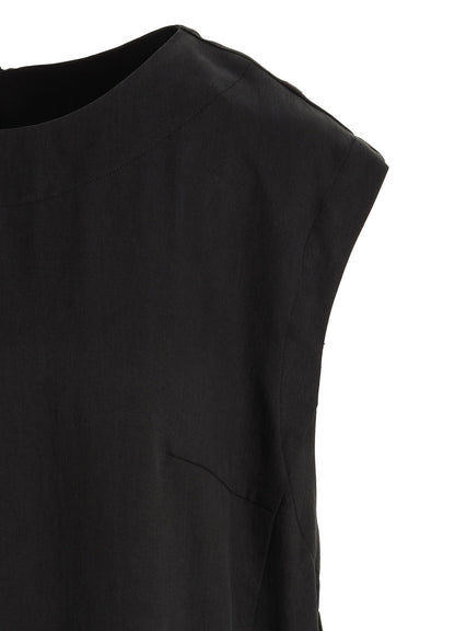 CELLULOSE TWILL JUMPER DRESS