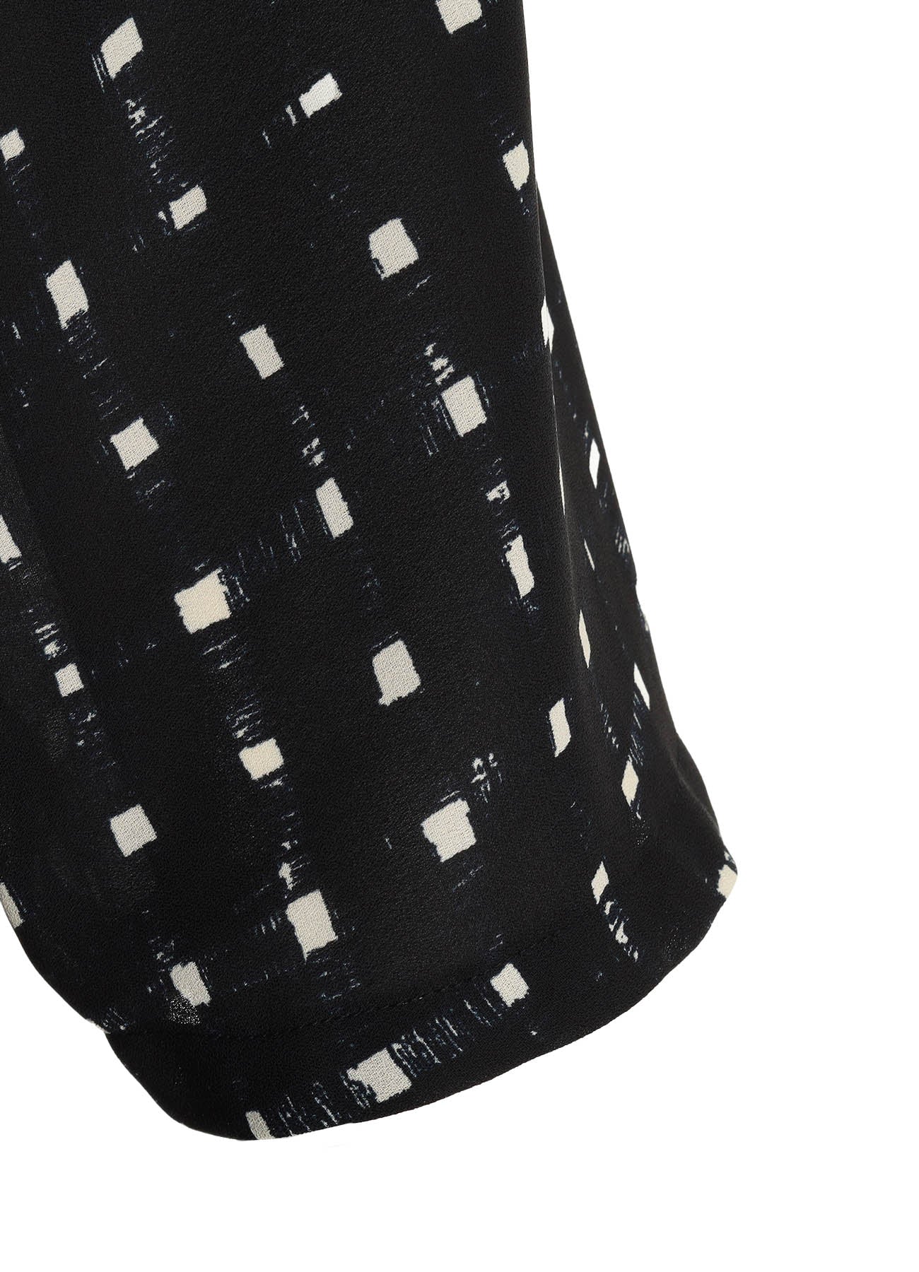 POLYESTER GEORGETTE PRINT SHIRT COAT