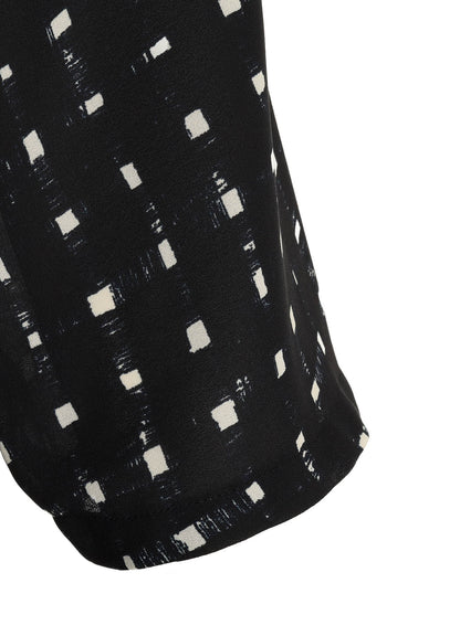 POLYESTER GEORGETTE PRINT SHIRT COAT
