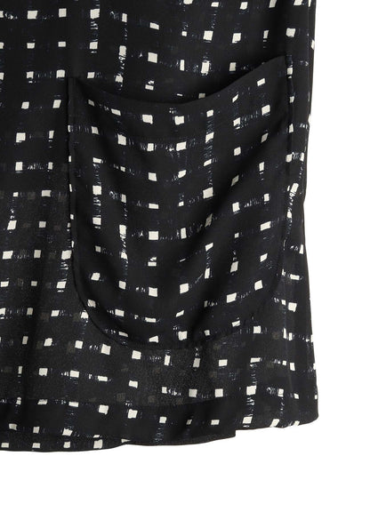 POLYESTER GEORGETTE PRINT SHIRT COAT