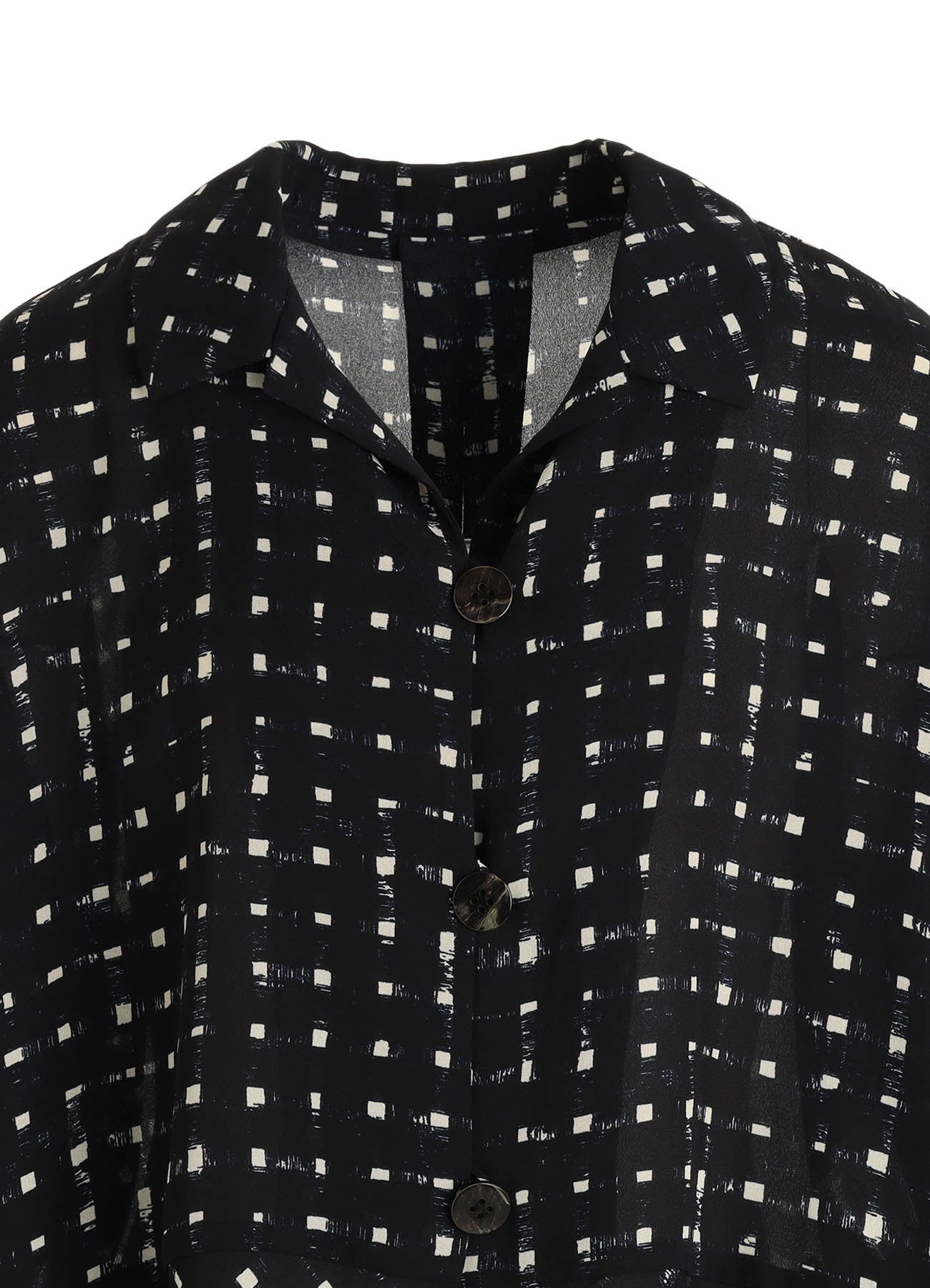 POLYESTER GEORGETTE PRINT SHIRT