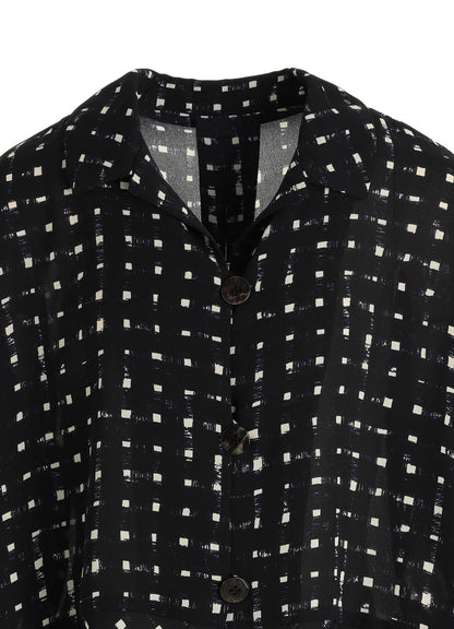 POLYESTER GEORGETTE PRINT SHIRT