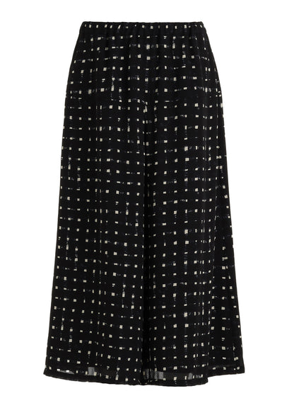 POLYESTER GEORGETTE PRINT CULOTTE PANTS
