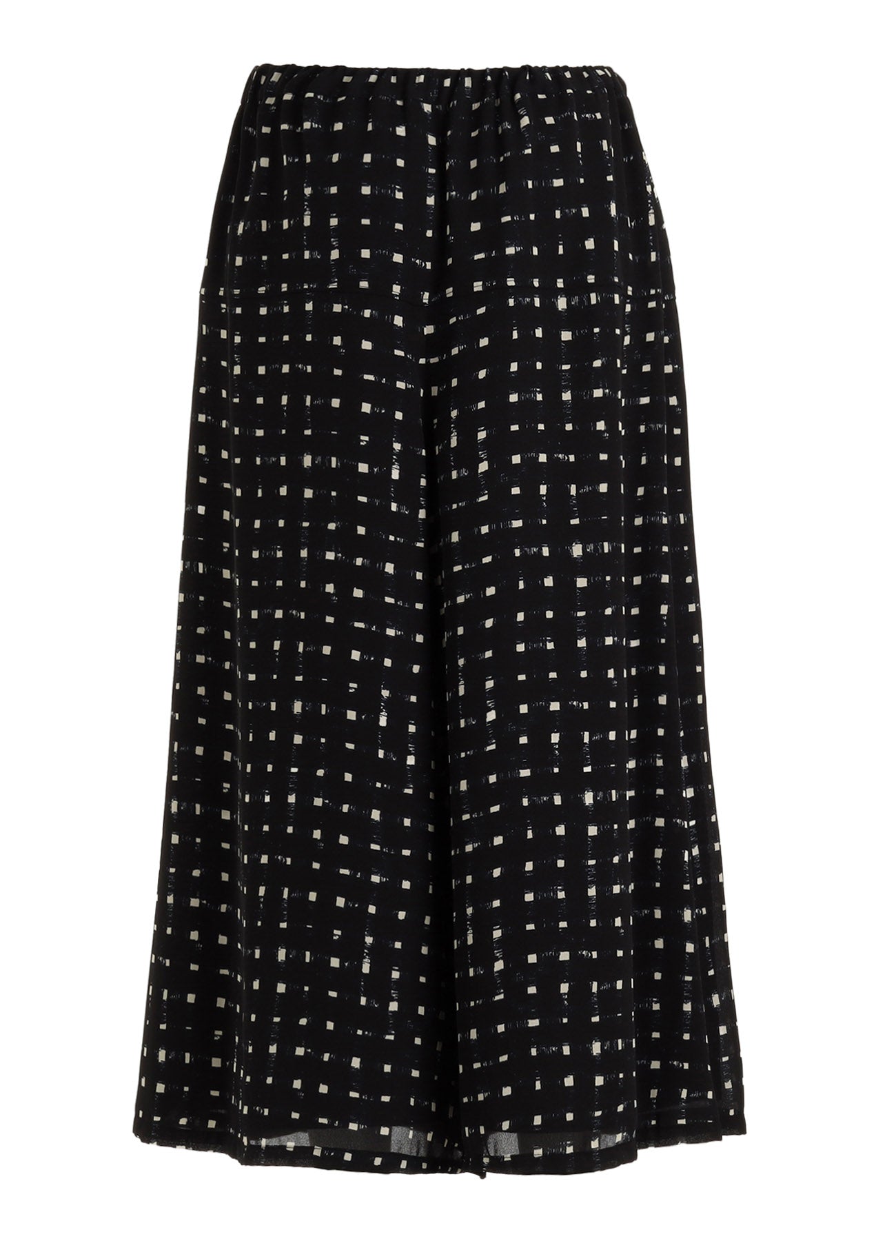 POLYESTER GEORGETTE PRINT CULOTTE PANTS
