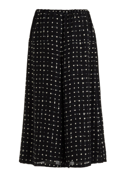 POLYESTER GEORGETTE PRINT CULOTTE PANTS