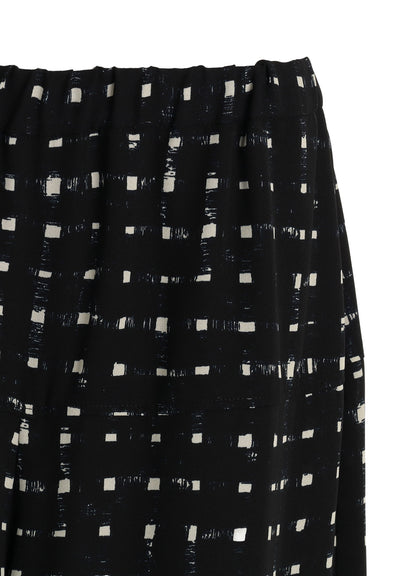 POLYESTER GEORGETTE PRINT CULOTTE PANTS