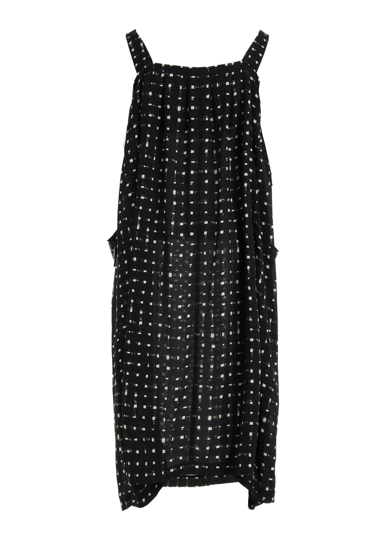 POLYESTER GEORGETTE PRINT JUMPER DRESS
