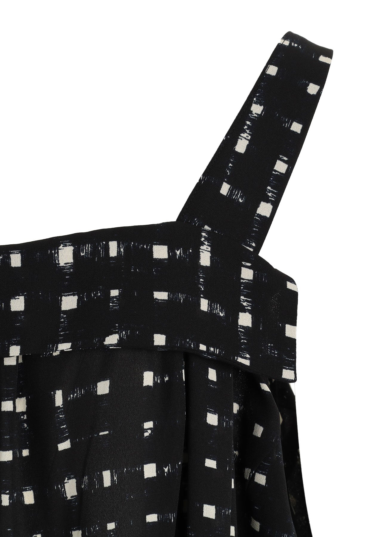 POLYESTER GEORGETTE PRINT JUMPER DRESS