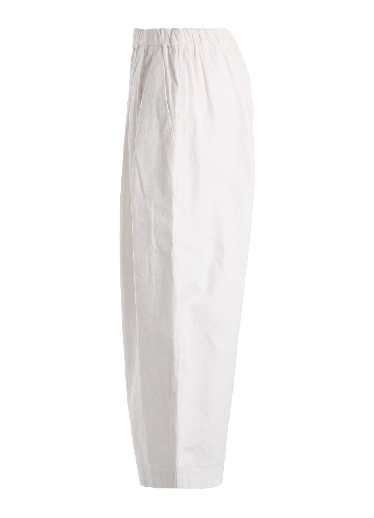 C/L UNEVEN THREAD SERGE TUCK PANTS