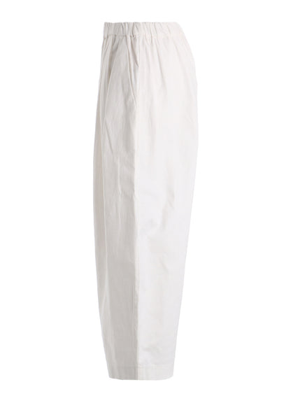 C/L UNEVEN THREAD SERGE TUCK PANTS