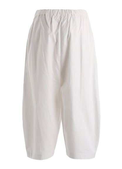 C/L UNEVEN THREAD SERGE TUCK PANTS
