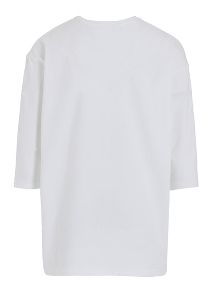 20/1 COMBED JERSEY POT & TABLE PRINT 3/4 SLEEVE SHIRT