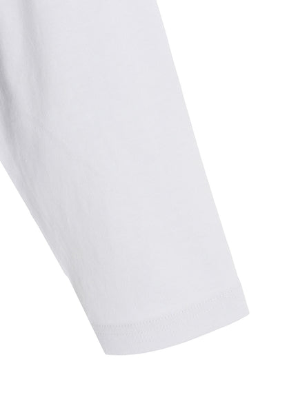 20/1 COMBED JERSEY POT & TABLE PRINT 3/4 SLEEVE SHIRT