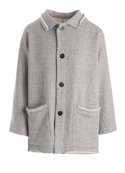 COTTON CELLULOSE FLEECE JACKET