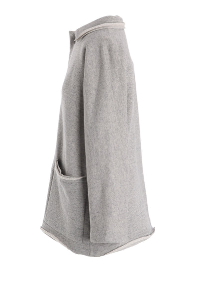 COTTON CELLULOSE FLEECE JACKET