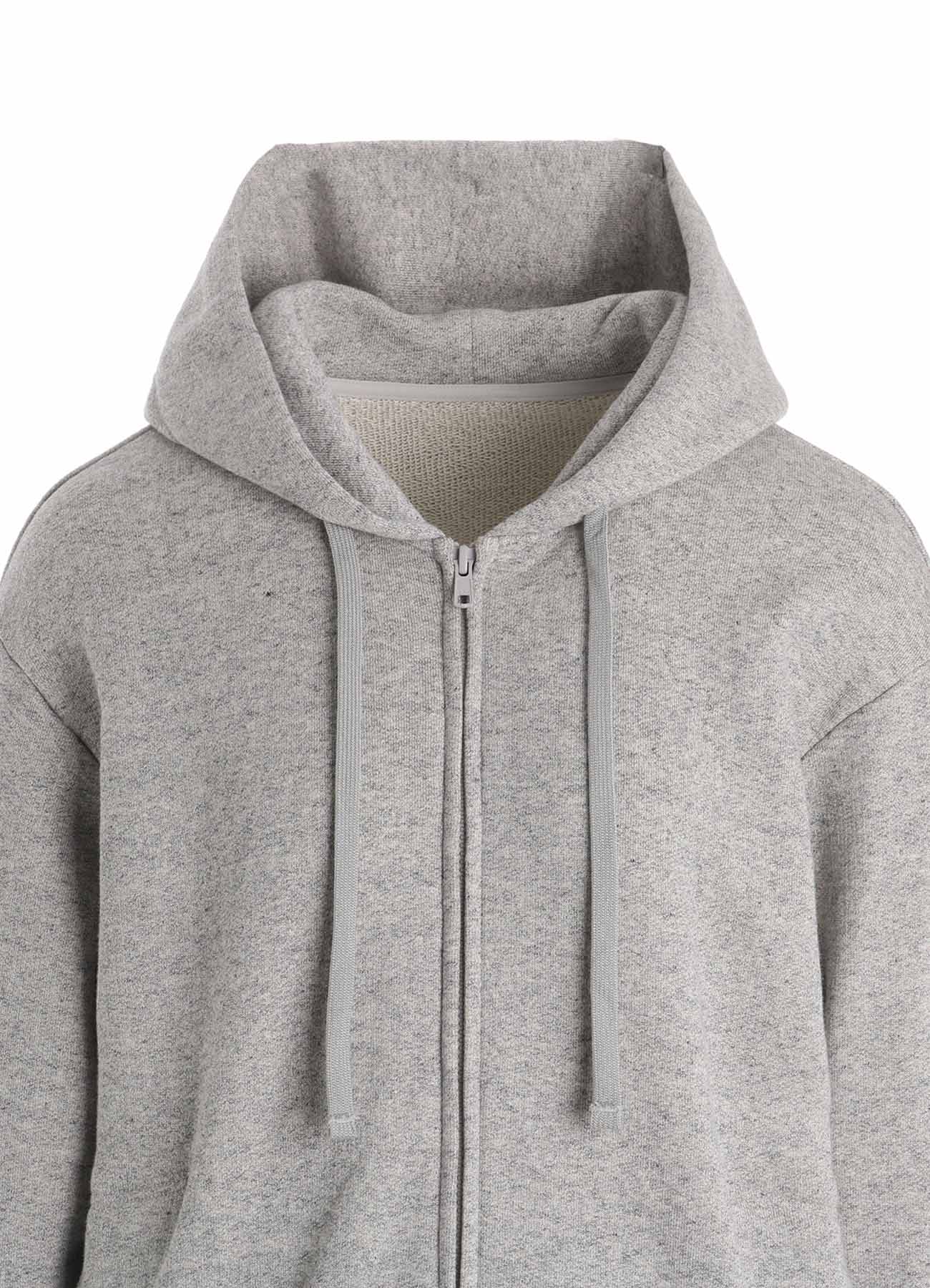 COTTON CELLULOSE FLEECE HOODIE