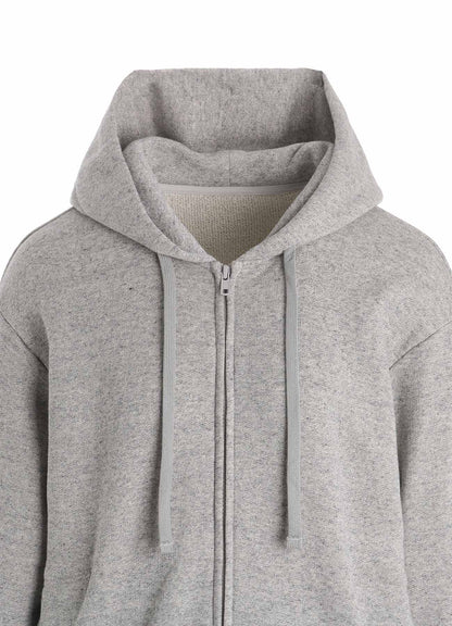 COTTON CELLULOSE FLEECE HOODIE