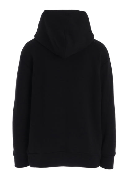 COTTON CELLULOSE FLEECE HOODIE