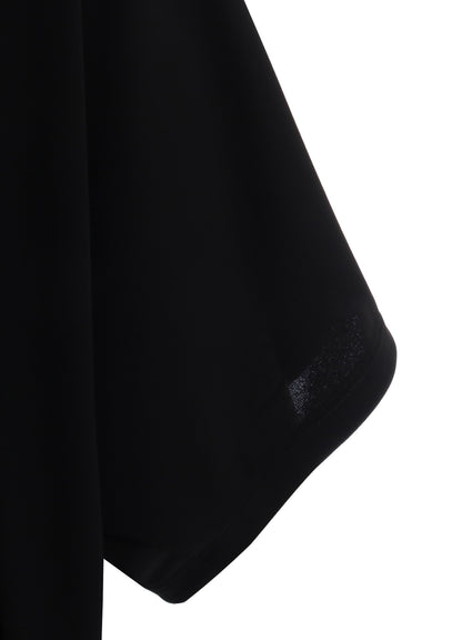 HARD TWIST SMOOTH HALF SLEEVE PULLOVER