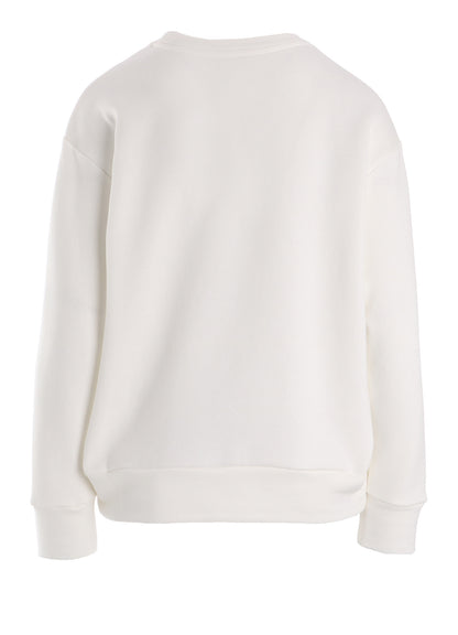 COTTON CELLULOSE FLEECE TAPE EMBROIDERY PULLOVER