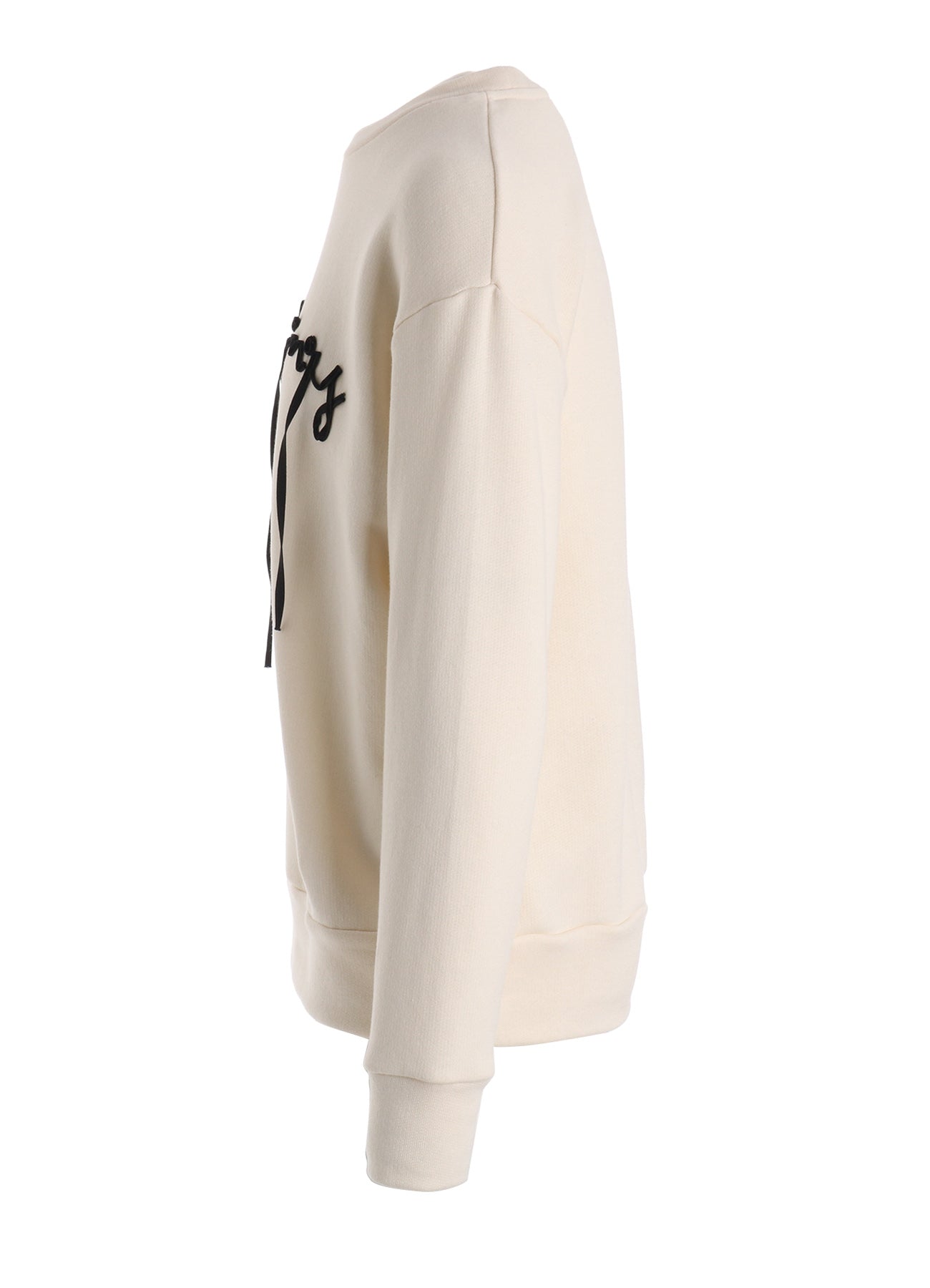 COTTON CELLULOSE FLEECE TAPE EMBROIDERY PULLOVER