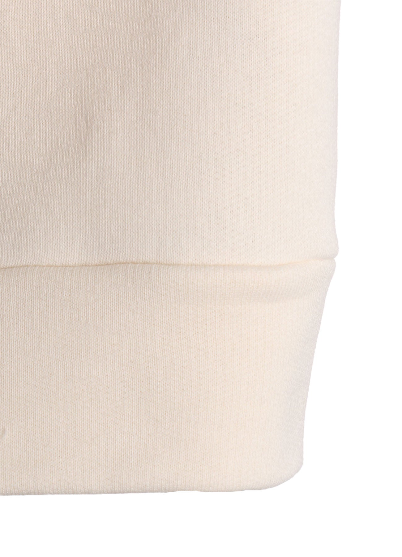 COTTON CELLULOSE FLEECE TAPE EMBROIDERY PULLOVER