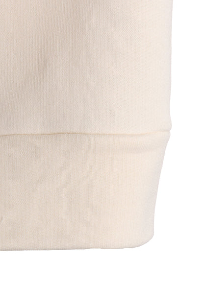COTTON CELLULOSE FLEECE TAPE EMBROIDERY PULLOVER