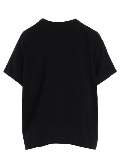 COTTON RAYON JERSEY DRAWING PRINT SHIRT