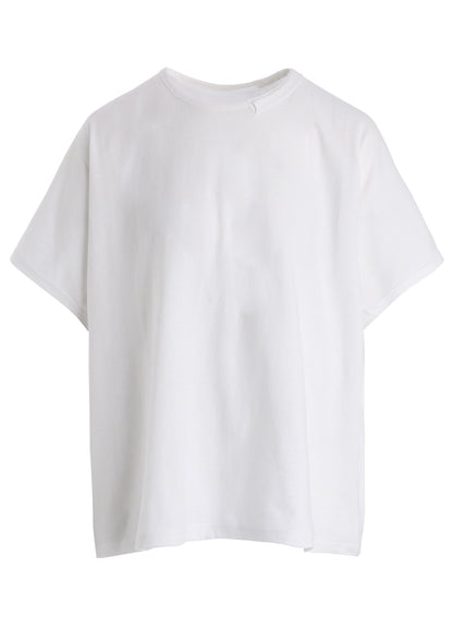 30/1 COMBED ASYMMETRIC COLLAR PULLOVER