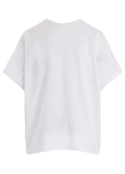 30/1 COMBED ASYMMETRIC COLLAR PULLOVER